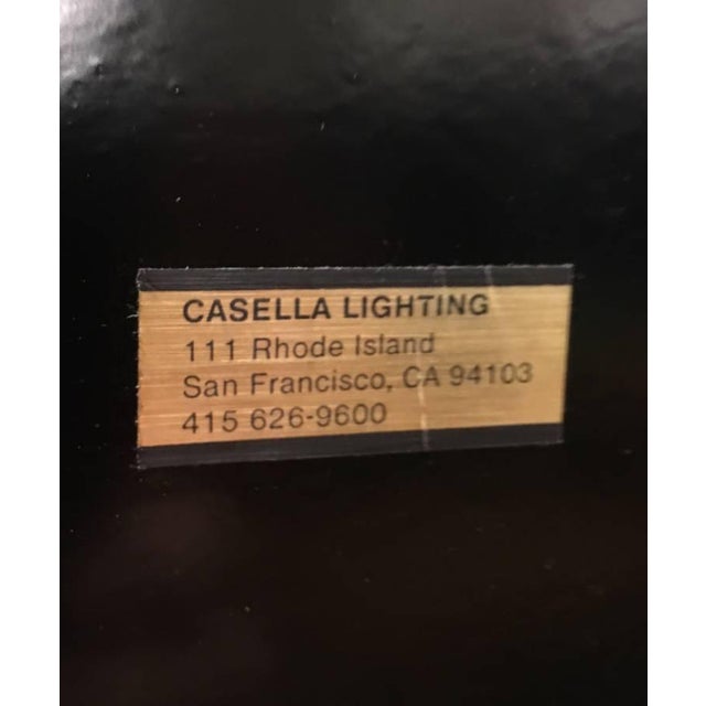1970s Rare Polished Brass Casella Lighting Floor Lamp For Sale - Image 11 of 11
