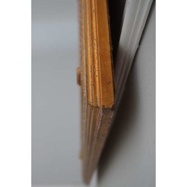 Neoclassical Italian Neoclassical Painted Finish Carved Mirror For Sale - Image 3 of 10