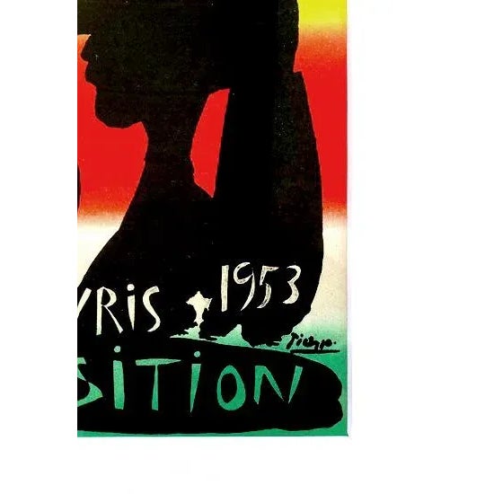 Abstract Expressionism 1950s Pablo Picasso French Exhibition Poster, Framed For Sale - Image 3 of 4