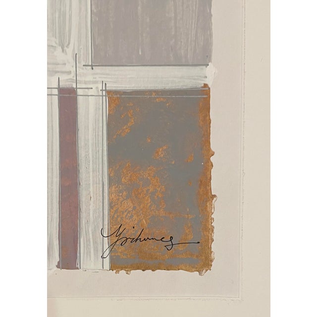 Modern 1990s Abstract Mixed Media Painting For Sale - Image 3 of 6