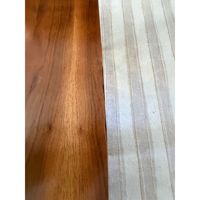 Brown Stanley Mid-Century Modern Style Wood Coffee Table With Drawer and Magazine Shelf For Sale - Image 8 of 10