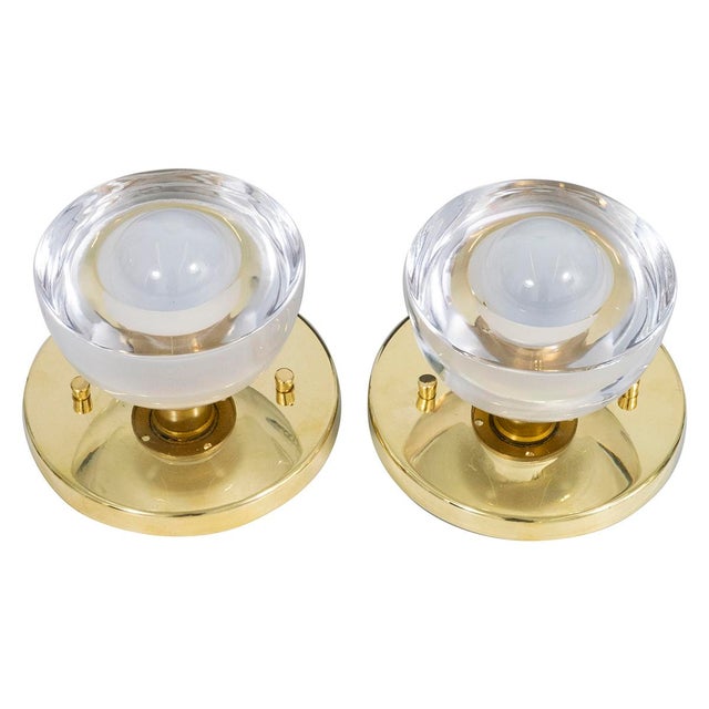 Pair of Modernist Murano glass sconces For Sale - Image 10 of 17