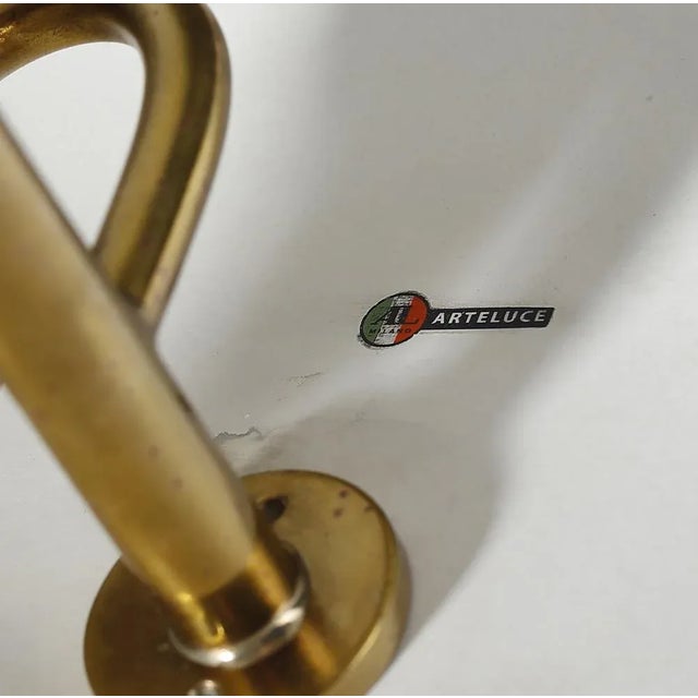 Mid-Century Modern Table Lamp Model 537/G-P by Gino Sarfatti for Arteluce, 1950s For Sale - Image 3 of 5