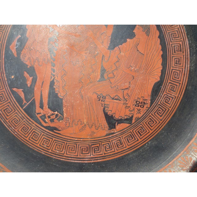 Greek Studio Plate of Thesus in the Realm of Ampfilicites Late 20th For Sale - Image 4 of 9