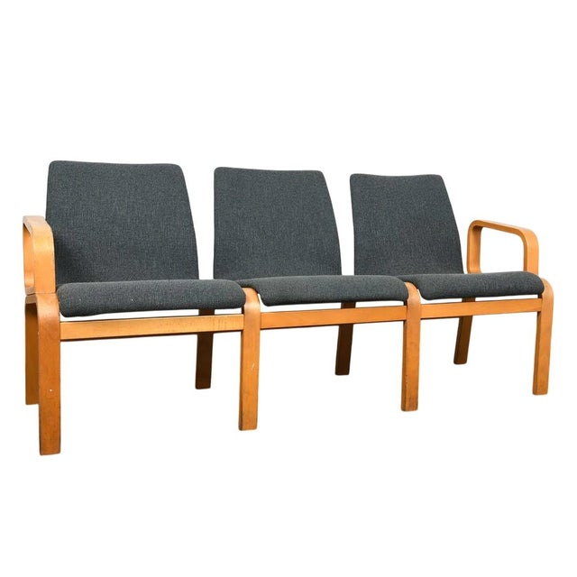Mid-Century Modern 1960s Three Set Mid Century Modern Scandinavian Bentwood Sofa / Bench For Sale - Image 3 of 12