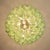 Murano Four-Tier Murano Glass Chandelier With 80 Green Alabaster Glass Tubes and Polished Nickel Frame. For Sale - Image 4 of 5