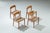 Beautiful set of four Model 75 dining chairs designed by Niels Otto Møller and produced by J.L. Møllers Møbelfabrik in...