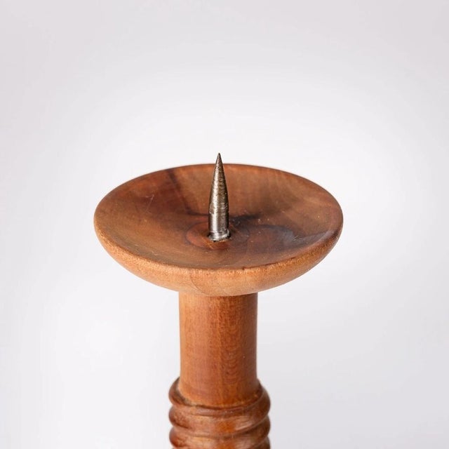 Wooden Candlestick by Antonín Hepnar, 1990s For Sale - Image 3 of 7