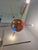 Chandelier in Copper Brass and Colored Glass 4 Copper Cones For Sale - Image 16 of 18