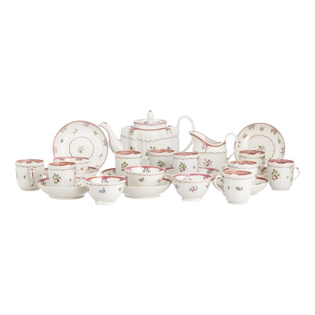 Porcelain Samson Tea Service, Set of 21 For Sale