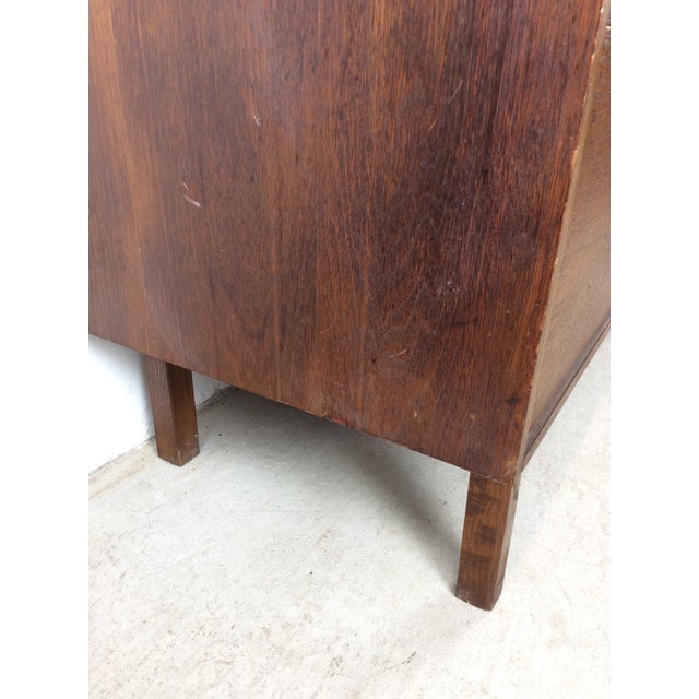 Mid Century Modern Four Drawer Highboy by Bassett Furniture For Sale - Image 15 of 17
