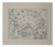 Jean-Emile Laboureur, Peacock, 1937, Pencil on Paper For Sale