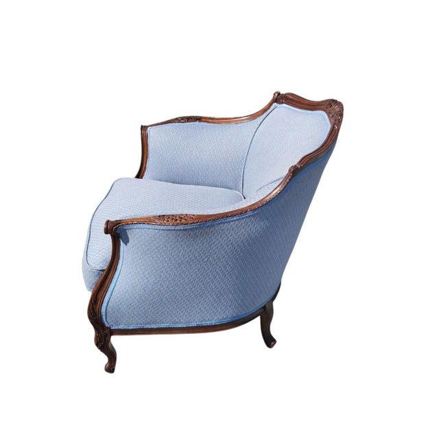 1930s 1930 Italian Club Living Room Chair Beachwood For Sale - Image 5 of 18