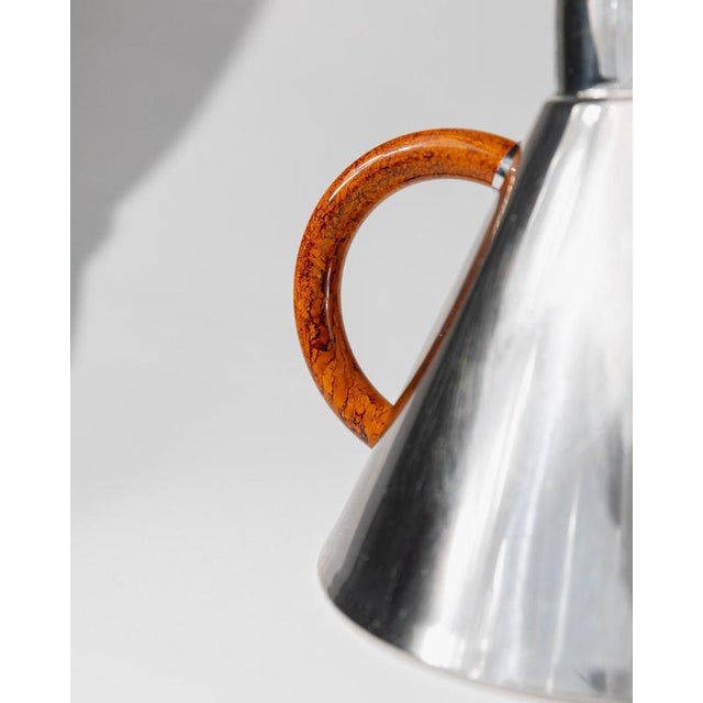 Vintage Stainless Steel Kettle, 1980s For Sale - Image 3 of 11