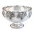 Large English Silver Punch Bowl Centerpiece With Relief of Grapes For Sale