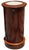 Biedermeier Antique Biedermeier Flame Mahogany Marble Top Column Pedestal Table For Sale - Image 3 of 4