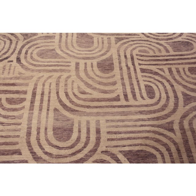 Nazmiyal Collection Oversized Modern Art Deco Rug For Sale - Image 9 of 10