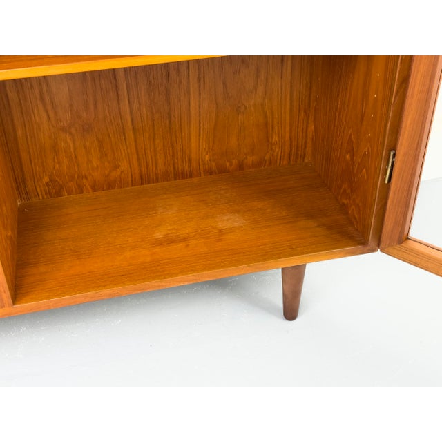 Teak Cabinet with Glass Doors from Omann Jun, 1960s For Sale - Image 11 of 18