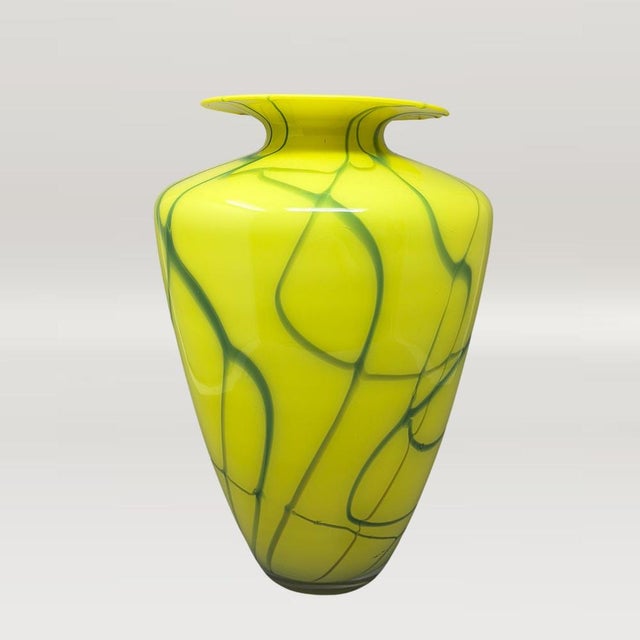 Large Mid-Century Modern Murano Glass Statement Vase by Dogi, 1960s For Sale - Image 10 of 10