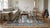 9x12 Ivory Hand-Knotted Wool Floral Constellation Tribal Modern Carpet Rug For Sale - Image 9 of 13