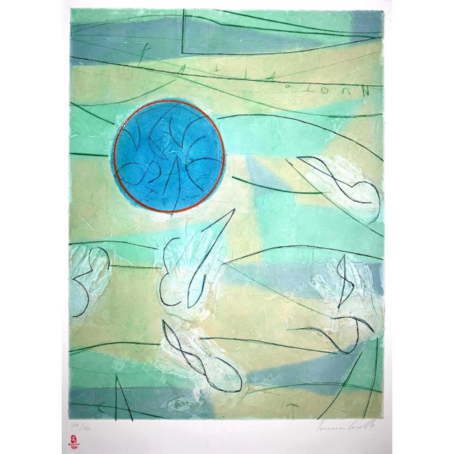 Tommaso Cascella, Waterpolo, Etching, 2008 For Sale - Image 4 of 4