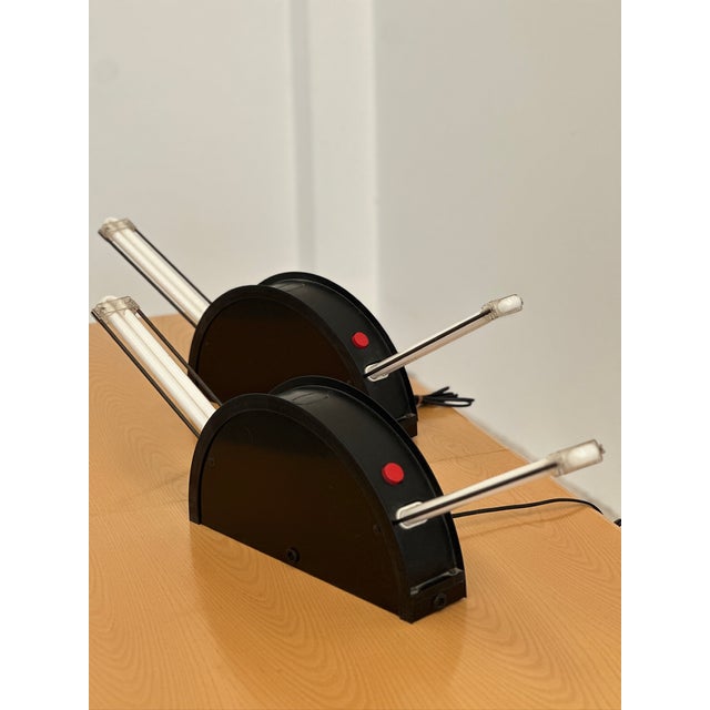 Metal Rha Table Lamps by Boccato, Gigante & Zambusi, Set of 2 For Sale - Image 7 of 9