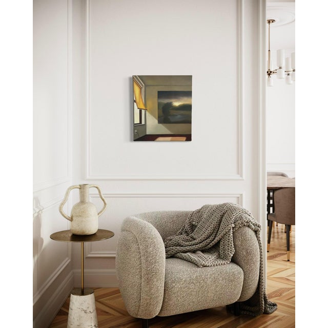 'Interior With Landscape' by James Shilaimon, 2006, Oil Painting on Canvas For Sale - Image 9 of 18