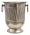 Art Deco Metal Ice Bucket with Ring Handles, France, 1920s For Sale