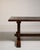 1970s Oak Dining Table with Stone Top in Original Patina For Sale In Greensboro - Image 6 of 11