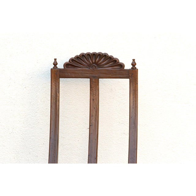 Late 19th Century Pair of Spanish Colonial Carved Chairs For Sale - Image 5 of 11