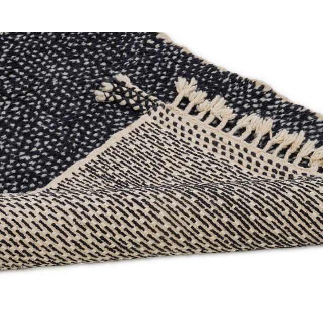 Hand-Knotted Wool Premium Rug by Azele Studio For Sale - Image 4 of 13
