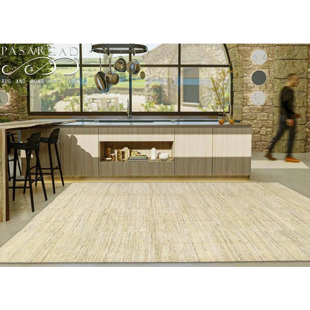 2020s 2020s Ivory Genuine Persian Gabbeh For Sale - Image 5 of 5