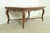 Baker Furniture Company Baker Furniture Style French Provincial Louis XV Carved Oak Extension Dining Table, Circa 1960s For Sale - Image 4 of 15