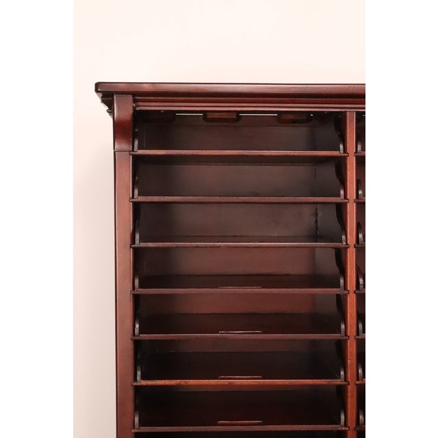 19th Century Mahogany Sheet Music Cabinet For Sale - Image 4 of 8