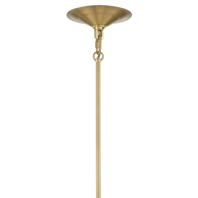 Gio 5-Light Modern Brass Statement Chandelier For Sale - Image 4 of 8
