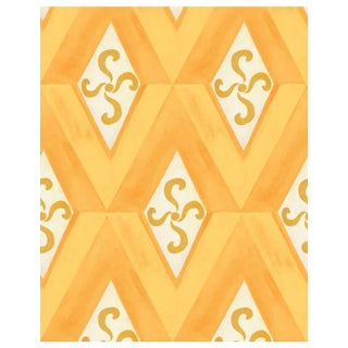 Mind the Gap Girandola Limone Wallpaper For Sale