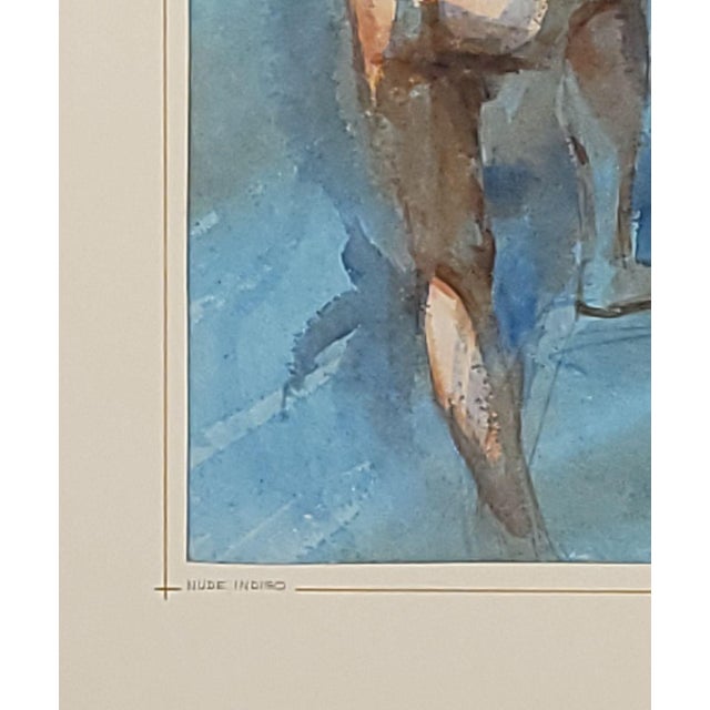 Painting of a Standing Figure, Circa 1970 For Sale - Image 4 of 6
