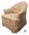 Vintage Mid Century Style Tufted Printed Upholstered Barrel Back Chairs - Pair For Sale - Image 10 of 12