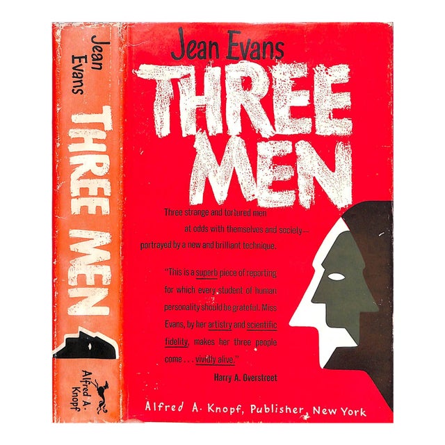 "Three Men an Experiment in the Biography of Emotions" 1954 Evans, Jean For Sale