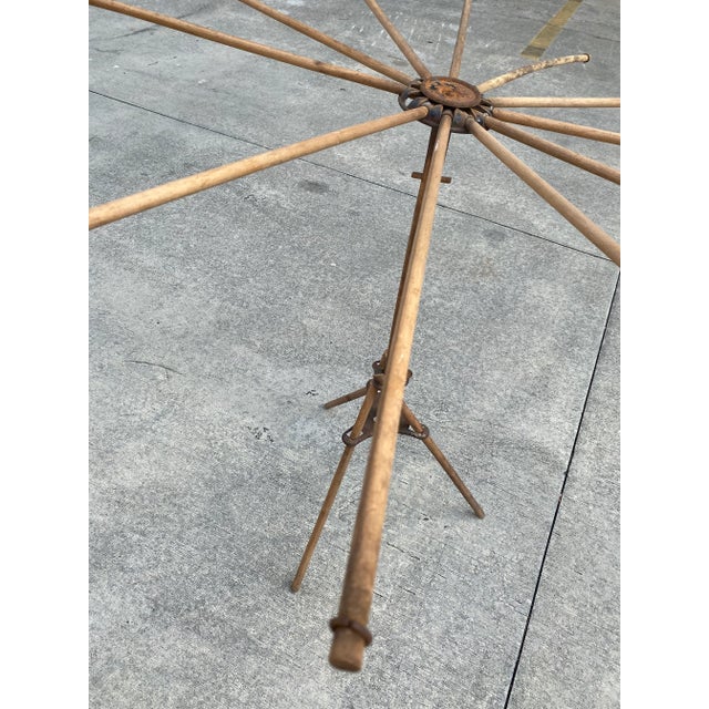 1930s Vintage 1930s Portable Collapsible Clothes Drying Rack For Sale - Image 5 of 6