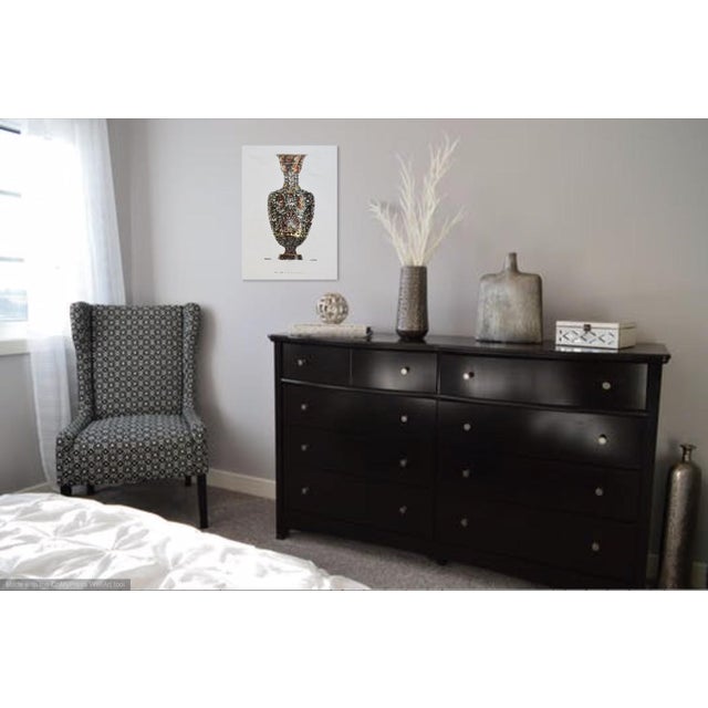 A classical vase printed as a poster. Make your gallery collection classy! This poster will fit in a standard size frame....