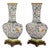 Antique Pair Monumental Chinese Qing Qianlong Period Cloissoné Enamel Vases 1795 For Sale - Image 4 of 16