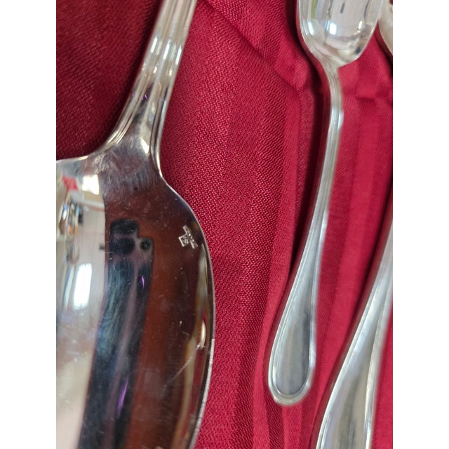 1970s Christofle Albi Silver Plated Flatware - 44pcs For Sale - Image 12 of 12