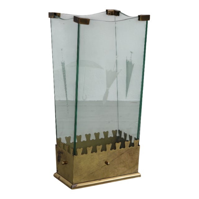 Umbrella Stand from Cristal Art, Italy, 1950s For Sale