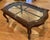 Traditional 1980s Drexel Heritage Grand Villa Pecan Leaded Glass Coffee Table For Sale - Image 3 of 13