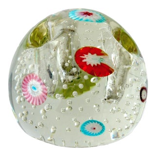Murano Glass Paperweight / Flower Frog For Sale