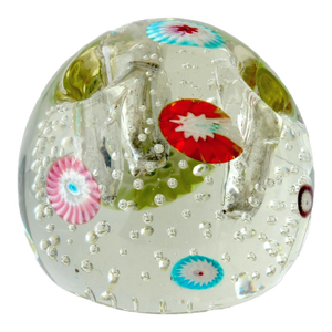 Murano Glass Paperweight / Flower Frog
