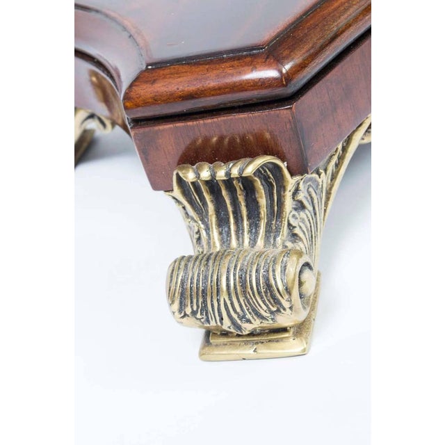 Regency Mahogany Side Table, 1970s For Sale - Image 9 of 11