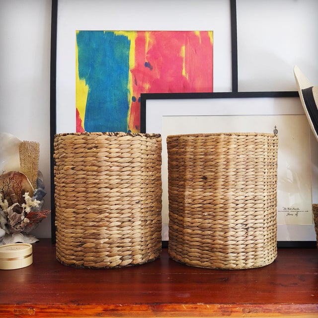 Seagrass Wall Sconces, France, 1960s, Set of 2 For Sale - Image 3 of 18
