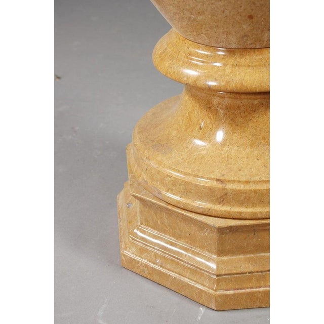 20th Century Classicist Style Marble Crater Vase For Sale - Image 12 of 14